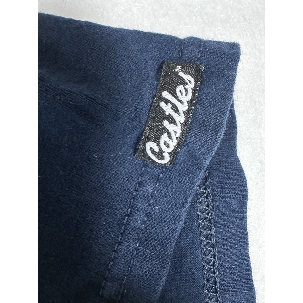 Crooks & Castles Navy Blue Graphic T-Shirt 2XL Streetwear Cotton Tee - Picture 6 of 8